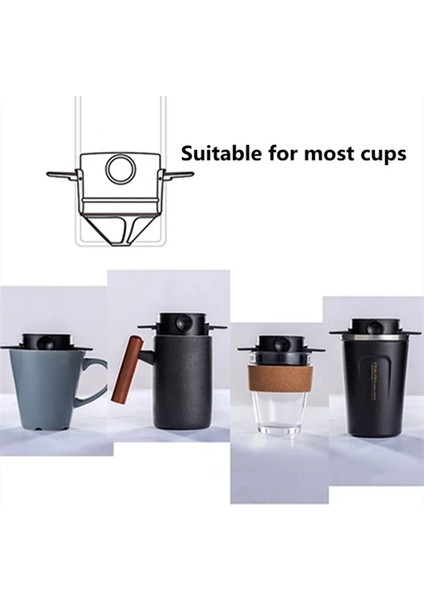 510ML Beyaz Stil Yeniden Kullanılabilir Kahve Filtresi Taşınabilir Kahve Seyahat Kupa El Yapımı Kahve Damlatıcı Çay Bardağı Seti Cezve Kahve Gereçleri (Yurt Dışından) fırsatları