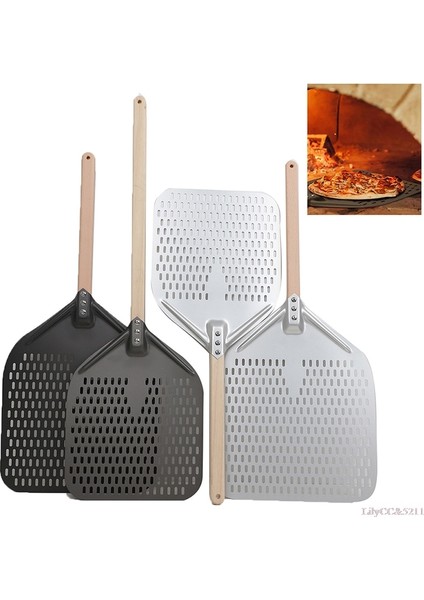 Bir Stil Inç Ahşap Saplı Pizza Spatula Pizza Kürek Uzun Saplı Taşınabilir Fırın Spatula Ev Pişirme Pasta Aracı (Yurt Dışından) indirimleri