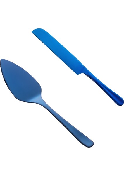 Mavi Stil Et Kek Kürek Kesici Paslanmaz Çelik Peynir Pizza Pasta Pasta Spatulaları Sunuculu Altın Ekmek Bıçağı Pişirme Pişirme Araçları (Yurt Dışından)