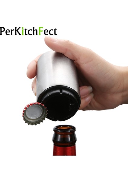 Siyah Stil Otomatik Bira Şişe Açacağı Manyetik Paslanmaz Çelik Aşağı Itin Şarap Açacağı Soda Kapağı Açacağı Taşınabilir Aletler Mutfak Aksesuarları (Yurt Dışından) modelleri