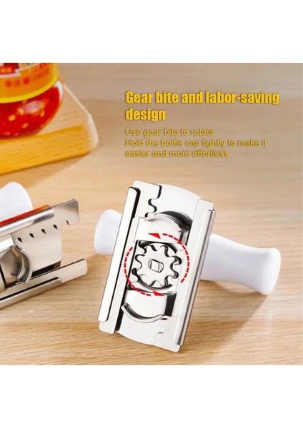 Beyaz Stil Mutfak Aksesuarları Şişe Açacağı Kapakları Açabilir Kolayca Ayarlanabilir Boyut Paslanmaz Çelik (Yurt Dışından) modelleri