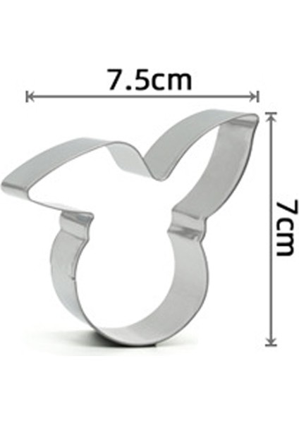 06 Kıvrımlı Tavşan Stili Çeşit Stilleri Paslanmaz Çelik Paskalya Bisküvi Kesici Paskalya Tavşanı Yumurtaları Havuç Kurabiye Kalıbı Mutfak Çerez Kesici Pişirme Aracı (Yurt Dışından)