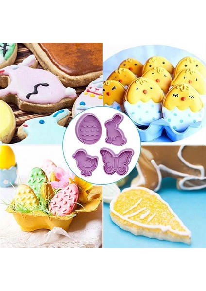 06 Kıvrımlı Tavşan Stili Çeşit Stilleri Paslanmaz Çelik Paskalya Bisküvi Kesici Paskalya Tavşanı Yumurtaları Havuç Kurabiye Kalıbı Mutfak Çerez Kesici Pişirme Aracı (Yurt Dışından) indirimleri