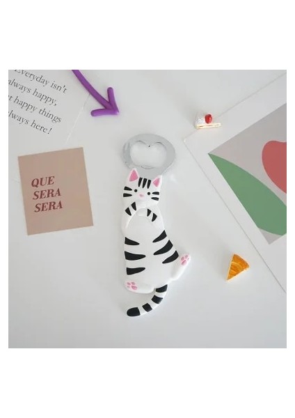 No.14 Tarzı Manyetik Buzdolabı Şişe Açacağı Karikatür Akita Boğa Güreşi Kedi Köpek Bira Şişe Açacağı Ccat Manyetik Buzdolabı Dekorasyonu (Yurt Dışından)