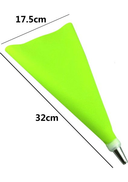 Gök Mavisi Tarzı 8pcsbag Silikon Buzlanma G Krem Pasta Torbası Paslanmaz Çelik Kek Memesi ile Dıy Kek Dekorasyon Ipuçları Fondan Pasta Araçları (Yurt Dışından) fırsatları