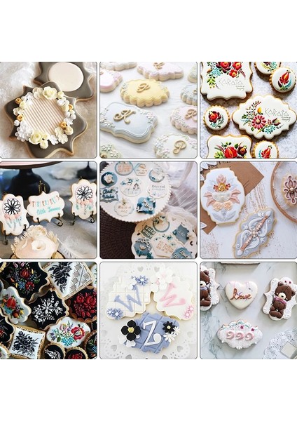 No.6 Tarzı Et Paslanmaz Çelik Fondan Kalıp Çerçeve Çerez Kesici Stamper Tabela Düğün Bisküvi Nimet Daire Çiçek Çerçeve (Yurt Dışından) modelleri