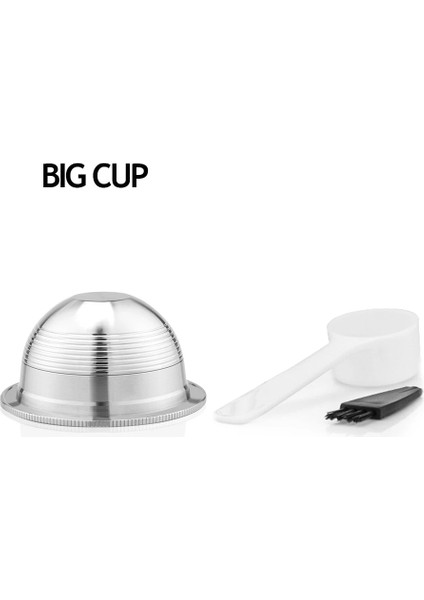 230ML Tarzı Senseo Için Yeniden Kullanılabilir Kahve Kapsülü Için Nespresso Vertuo Kahve Filtresi Paslanmaz Çelik Pod Kupası (Yurt Dışından)