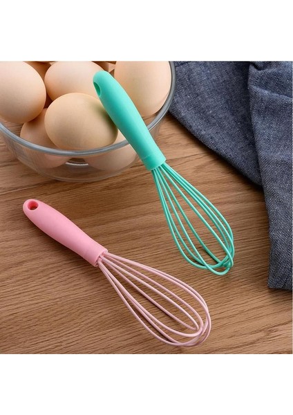 Resim5 Stili Olarak Çok Fonksiyonlu Döner Manuel Yumurta Çırpıcı Mikser Mini Plastik Mutfak Yumurta Çırpma Fırında Aracı Yumurta Karıştırıcı Silikon Çevre Dostu (Yurt Dışından)