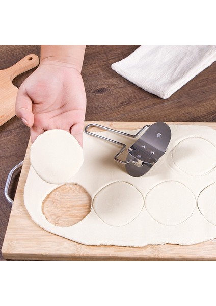 B-L Tarzı Hamur Tatlısı Deri Kalıbı Kesmek Için Paslanmaz Çelik Hamur Yapma Cihazı Hamur Daire Rulo Makinesi Pasta Kesiciler Hamur Makinesi (Yurt Dışından)