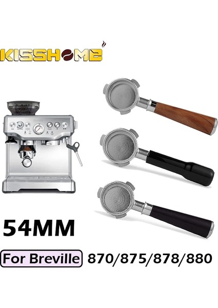 350ML Tarzı 54MM Kahve Dipsiz Portafilter Breville Filtre Sepeti Yedek Espresso Makinesi Aksesuarı Barista Için (Yurt Dışından) fiyatları