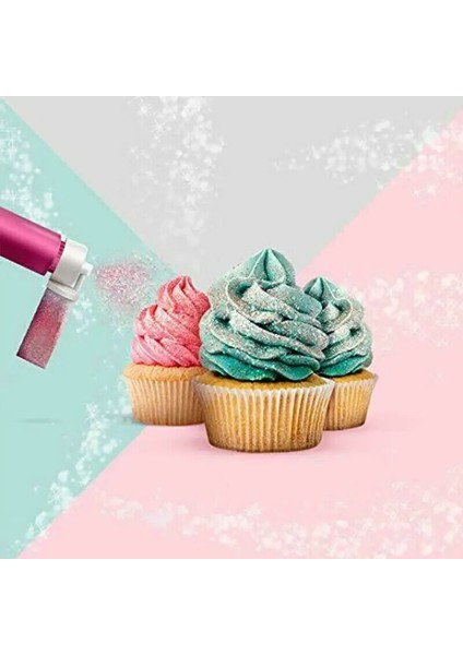 Mor Tarzı Kek Manuel Pistole Püskürtme Tabancası Boyama Pişirme Dekorasyon Cupcakes Tatlılar Pasta Dekorasyon Püskürtme Aracı (Yurt Dışından)