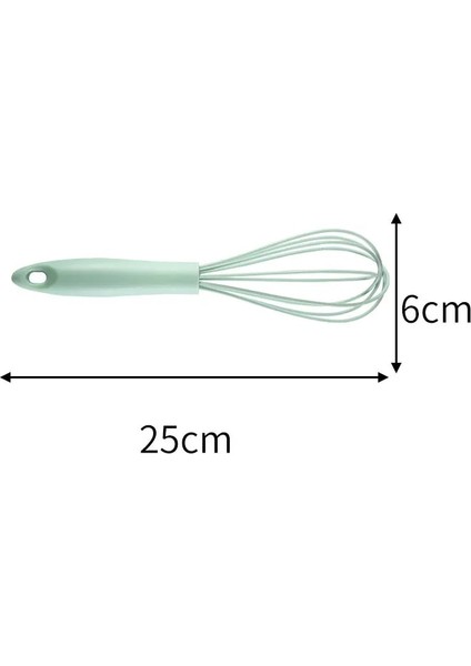 Yeşil 25CM Tarzı Kulp Manuel Kaymaz Yumurta Çırpıcı Çok Amaçlı Mutfak Gereçleri Sl Boyutları Pinkgreen Yumurta Çırpma Aletleri (Yurt Dışından)