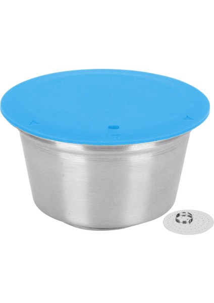 Mavi Stil 40ML Paslanmaz Çelik Kahve Kapsülü Yeniden Kullanılabilir Nestle Kapsül Dolce Gusto Kahve Makinesi Için Doldurulabilir Filtre Fincan (Yurt Dışından)