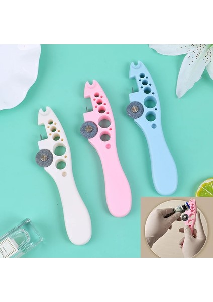 Mavi Şişe Açacağı Stili 1 Adet Ampul Şişe Açacağı Kolu Tıbbi Cam En Kolay Konserve Açacağı Ez-Içecek Açacağı Şişe Açacağı Hemşire Taşlama Tekerlek Kesme (Yurt Dışından)