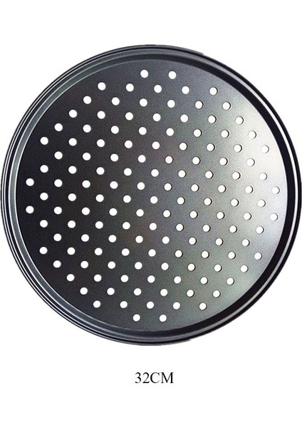No.4 Tarzı 12 Inç Yuvarlak Pizza Tabağı Pizza Araçları Derin Bulaşık Tepsisi Karbon Çelik Yapışmaz Kalıp Pişirme Aracı Pişirme Kalıbı Pan Pıtırtı (Yurt Dışından)