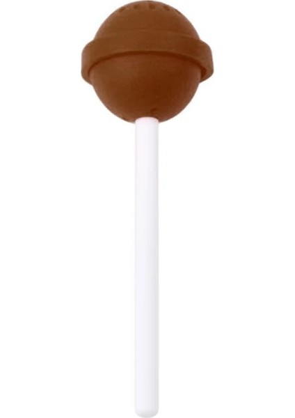 No.5 Tarzı Silikon Çay Süzgeç Lolipop Şekli Çay Demlik Yeniden Kullanılabilir Metal Çay Poşeti Filtre Gevşek Yaprak Yeşil Çay Süzgeç Kupa Demlik (Yurt Dışından)