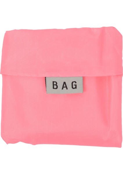 Yeniden Kullanılabilir Yeşil Alışveriş Çantası Katlanır Saklama Çantası Pembe (Yurt Dışından)