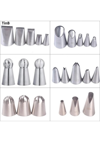 No.8 Stili Krema Buzlanma Için Rus Pasta Nozulları Nozullar Pasta Süsleme Ipuçları Kek Nozulu Ipuçları Şekerleme Pastalar Için Pişirme Aletleri (Yurt Dışından) fiyatları