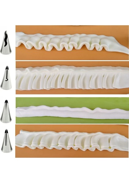 No.8 Stili Krema Buzlanma Için Rus Pasta Nozulları Nozullar Pasta Süsleme Ipuçları Kek Nozulu Ipuçları Şekerleme Pastalar Için Pişirme Aletleri (Yurt Dışından) fırsatları