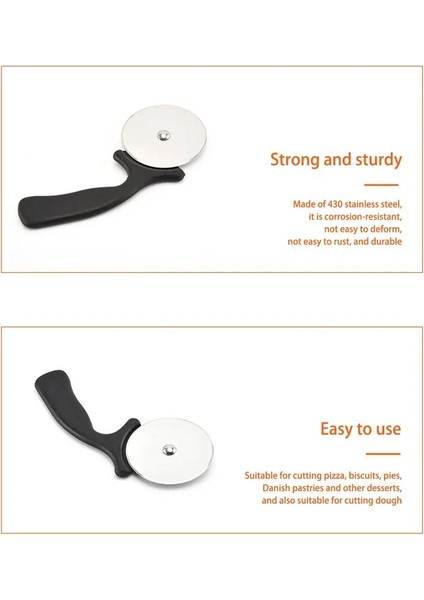 Taşınabilir Hafif Pizza Tekerlek Bıçağı Paslanmaz Çelik Ocak Rahat Saplı Bölünmüş Pizza Lazanya Aksesuarları (Yurt Dışından) modelleri