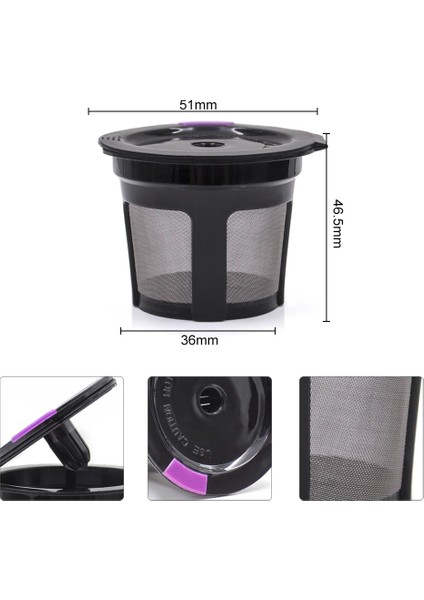 100 Adet Filtre Kağıdı Stili Yeniden Kullanılabilir Kahve K-Fincan Filtre K-Karaf Kahve Kapsülleri Damlatıcı Keurig Maker Siyah Kağıt Filtresi Için Uyumlu (Yurt Dışından) modelleri