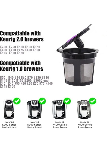 100 Adet Filtre Kağıdı Stili Yeniden Kullanılabilir Kahve K-Fincan Filtre K-Karaf Kahve Kapsülleri Damlatıcı Keurig Maker Siyah Kağıt Filtresi Için Uyumlu (Yurt Dışından) indirimleri