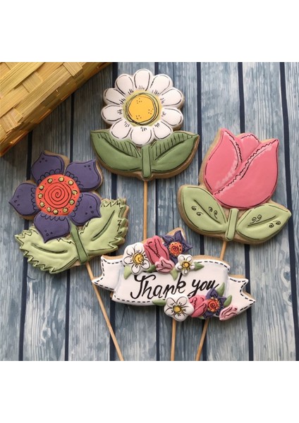 Kenıao Anneler Günü Için Lale Çiçek Kurabiye Kesici x 8,7 cm - Bahar Bisküvi Ekmek Kalıbı - Paslanmaz Çelik - Janka Tarafından (Yurt Dışından) fırsatları