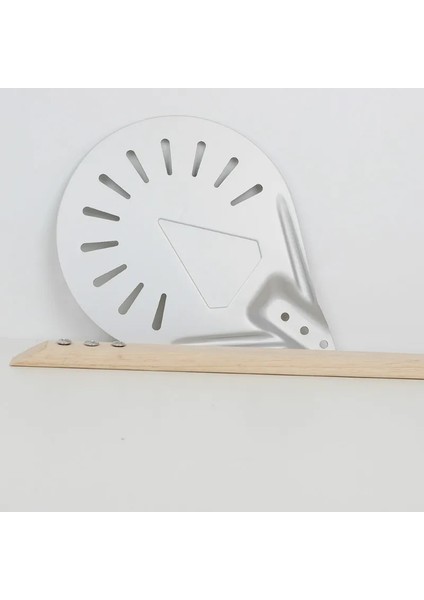 7 Inç 60CM Tarzı Delikli Pizza Torna Kabuğu Pizza Küreği Alüminyum Ahşap Saplı Pizza Kabuğu Kürek Kısa Pizza Aleti Kaymaz Sap (Yurt Dışından) fırsatları