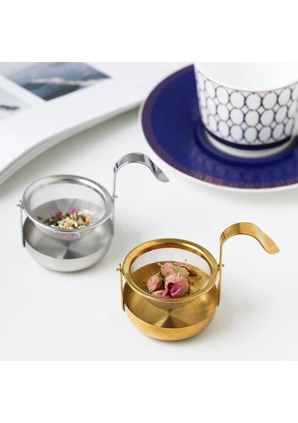 Gümüş Parantez Stili Paslanmaz Çelik Hasır Çay Demlik Yeniden Kullanılabilir Çay Süzgeç Metal Bardak Süzgeç Süzgeç Saplı Gevşek Yaprak Filtresi Mutfak Aracı (Yurt Dışından) fiyatları