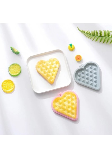 Açık Gri Tarzı Yüksek Sıcaklık Dayanımı Malzeme Silikon Waffle Kalıpları Kalp Yuvarlak Kare Pişirme Kek Kalıbı Çikolatalı Bisküvi Pasta Kalıpları (Yurt Dışından) indirimleri