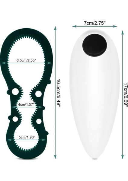 1 Adet Beyaz Stil Elektrikli Konserve Açacağı Bira Şişesi Kavanoz Pille Çalışan Keskin Olmayan El Kavanoz Teneke Açacağı Güvenli Mutfak Bar Aracı Gadget'ı (Yurt Dışından)