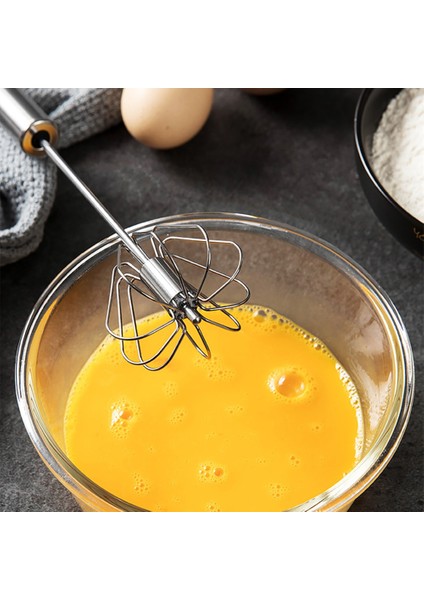 Büyük Stil Yarı Otomatik Yumurta Çırpıcı Paslanmaz Çelik El Mikseri Kendinden Dönen Manuel Yumurta Çırpma Mutfak Aksesuarları Gadget Yumurta Araçları (Yurt Dışından) indirimleri
