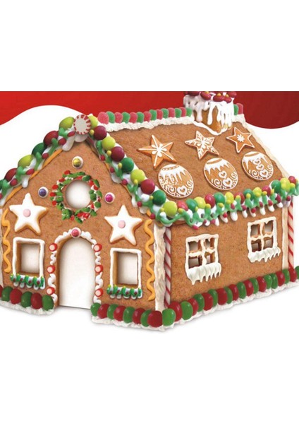 18 Adet Gümüş Tarzı Pcs 3D Noel Evi Bisküvi Kalıp Dıy Çerez Kesiciler Zencefilli Ev Kek Damga Pasta Pişirme Araçları Noel Partisi Için (Yurt Dışından)