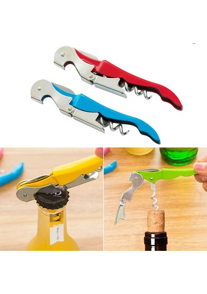 No.4 Tarzı Paslanmaz Çelik Şişe Açacağı Şarap Tirbuşon Bira Şişesi Konserve Açacağı Kesici Ev Barware Mutfak Gereçleri Bar Açacakları Aksesuarlar (Yurt Dışından) fırsatları