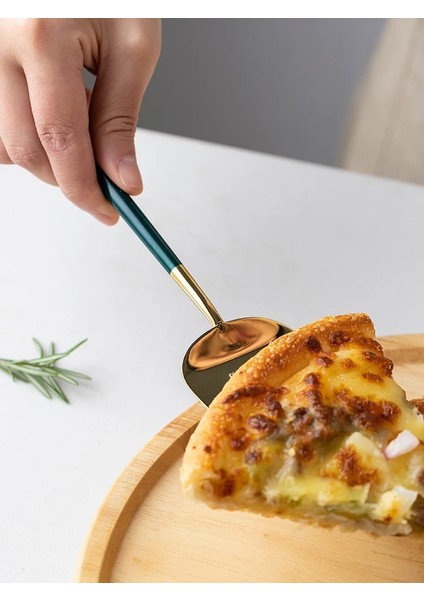 Pembe Tarzı 304 Paslanmaz Çelik Kek Spatula Pizza Kürek Pişirme Araçları Uzun Saplı Kek Bıçağı Peynir Bölücü Mutfak Aletleri (Yurt Dışından) indirimleri