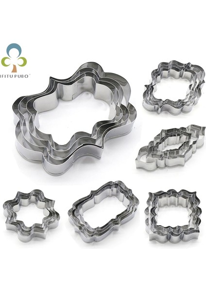 07 Yuvarlak Stil Et Paslanmaz Çelik Nimet Çerçeve Bisküvi Kesiciler Çerez Kesici Set Düğün Pastası Kalıp Sugarcraft Pişirme Pasta Araçları Gyh (Yurt Dışından) fırsatları