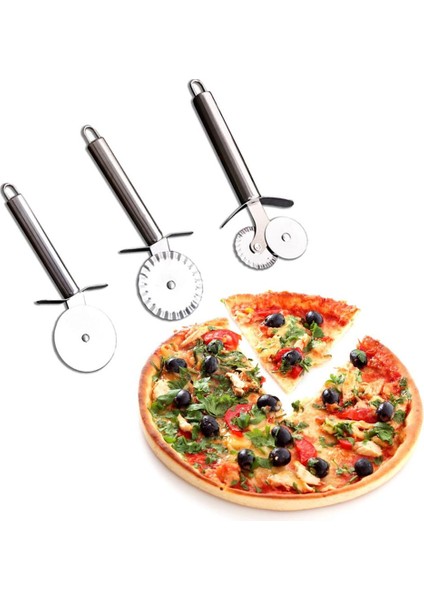No.4 Tarzı Paslanmaz Çelik Pizza Tek Tekerlekli Kesim Aletleri Çapı 6.5cm Ev Pizza Bıçağı Kek Aletleri Waffle Çerezler Için Tekerlek Kullanımı (Yurt Dışından) modelleri