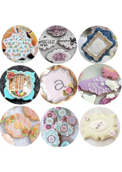 Stil 2 Stil Paslanmaz Çelik Nimet Çerçeve Bisküvi Kesiciler Çerez Kesici Set Düğün Pastası Kalıp Mutfak Sugarcraft Pişirme Pasta Araçları (Yurt Dışından) indirimleri