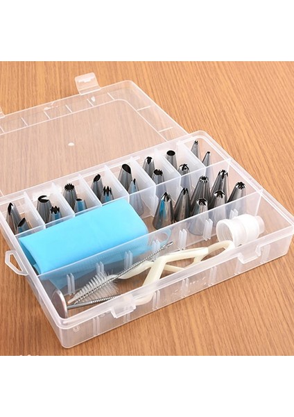 28 Adet Set Stili Buzlanma G Krem Pasta Torbası Paslanmaz Çelik Nozullu Kek Dekorasyon Ipuçları Set Pastane Silikon Mutfak Aksesuarları (Yurt Dışından) fiyatları