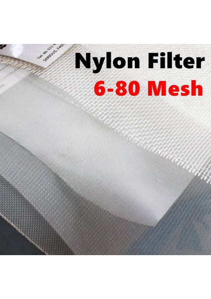14 Mesh 1,6 mm Stili 1 Metre Kalınlaşmış Naylon Gıda Filtresi Net Filtre Kumaş Mutfak Yağı Somun Süt Torbası Filtre Mesh Şarap Bira Bira Süzgeç Gıda Elek (Yurt Dışından)