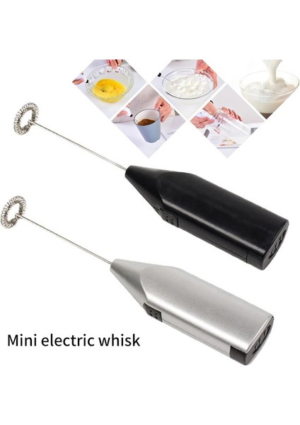 Kahverengi Tarzı Mutfak Elektrikli Yumurta Çırpıcı Mini Kahve Blender Otomatik Krema Hamuru Süt Köpürme Makinesi Karıştırma Çubuğu Çizim Pişirme Aracı (Yurt Dışından)