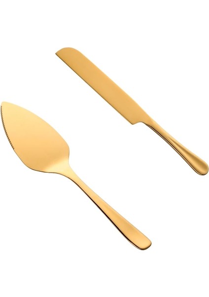 Altın Set Stili Altın Paslanmaz Çelik Kek Kürek Bıçağı Pizza Peynir Sunucusu Kek Bölücü Bıçaklar Pişirme Araçları Fırın Mutfak Eşyası (Yurt Dışından)