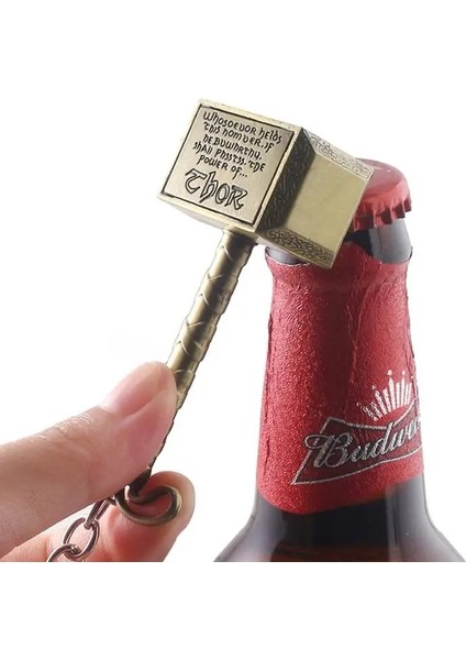 Kırmızı Stil Lver Bira Şişe Açacakları Konserve Açacağı Çok Işlevli Thor Şekilli Bira Şişe Açacağı Saplı Şişe Açacağı Bira (Yurt Dışından) fırsatları