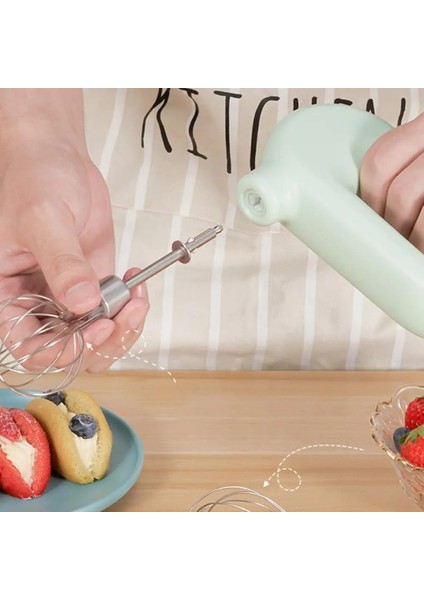 Beyaz Stil 1 Takım Kablosuz El Şarj Çırpma Yumurta Karıştırıcı Çevre Dostu Taşınabilir Mutfak Aletleri Için Yüksek Hızlı Plastik El Blender (Yurt Dışından) fırsatları