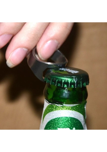 No.1 Tarzı 22 mm Mini Yüzük Bira Şişe Açacağı Paslanmaz Çelik Parmak Yüzük Şeklinde Şişe Bira Kapağı Açılış Taşınabilir Sökücü Mutfak Bar Araçları (Yurt Dışından) fırsatları
