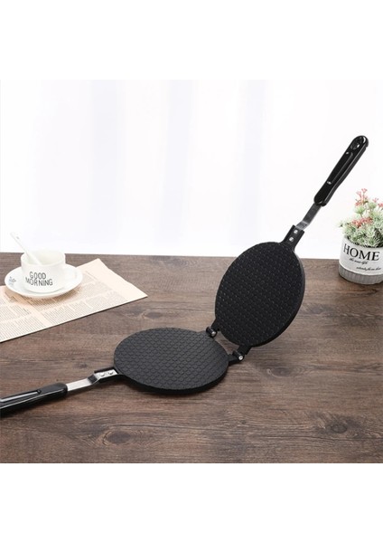 Siyah Stil Yapışmaz Yumurta Rulo Makinesi Çıtır Omlet Kalıp Dondurma Koni Makinesi Alüminyum Alaşımlı Pişirme Tavası Waffle Kek Bakeware Pişirme Araçları (Yurt Dışından) fiyatları