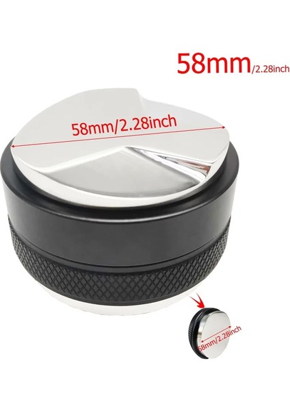 ÇIFT-58MM Tarzı 51MM Paslanmaz Çelik Kahve Makinesi Dipsiz Filtre Tutucu Portafilter Espresso Kahve Makinesi Ahşap Plastik Saplı Filtre (Yurt Dışından)