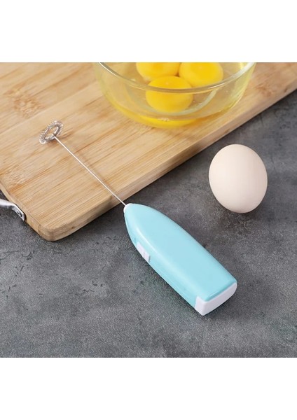 Mavi Stil Elektrikli Süt Çırpma Mutfak Köpüklü Içecek Cappuccino Kreması Çırpma Köpüklü Karışım Bıyık Kahve Cappuccino Mutfak Aksesuarları (Yurt Dışından)