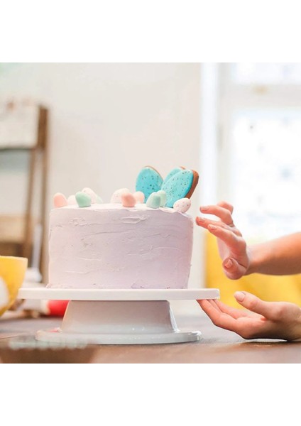 No.1 Tarzı Dıy Kek Pikap Pişirme Kek Tabağı Döner Yuvarlak Pişirme Dekorasyon Araçları Döner Tabla Pasta Malzemeleri Kek Standı 28CM (Yurt Dışından) modelleri