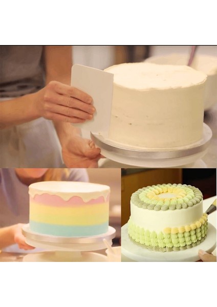 No.1 Tarzı Dıy Kek Pikap Pişirme Kek Tabağı Döner Yuvarlak Pişirme Dekorasyon Araçları Döner Tabla Pasta Malzemeleri Kek Standı 28CM (Yurt Dışından) fırsatları